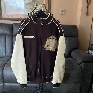 Men’s PELLE PELLE brown WOOL JACKET 3xl